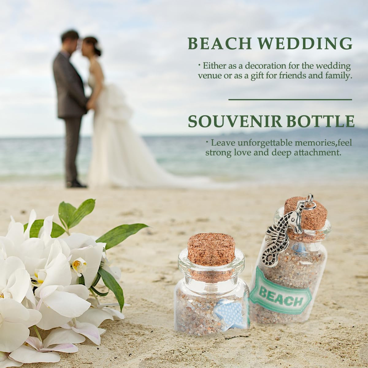 JIUYUE 15 Pcs 50 Ml Glass Bottle with Cork,Jars with Cork Lids(1.7 Oz-1.85X1.96 Inch) image number 5