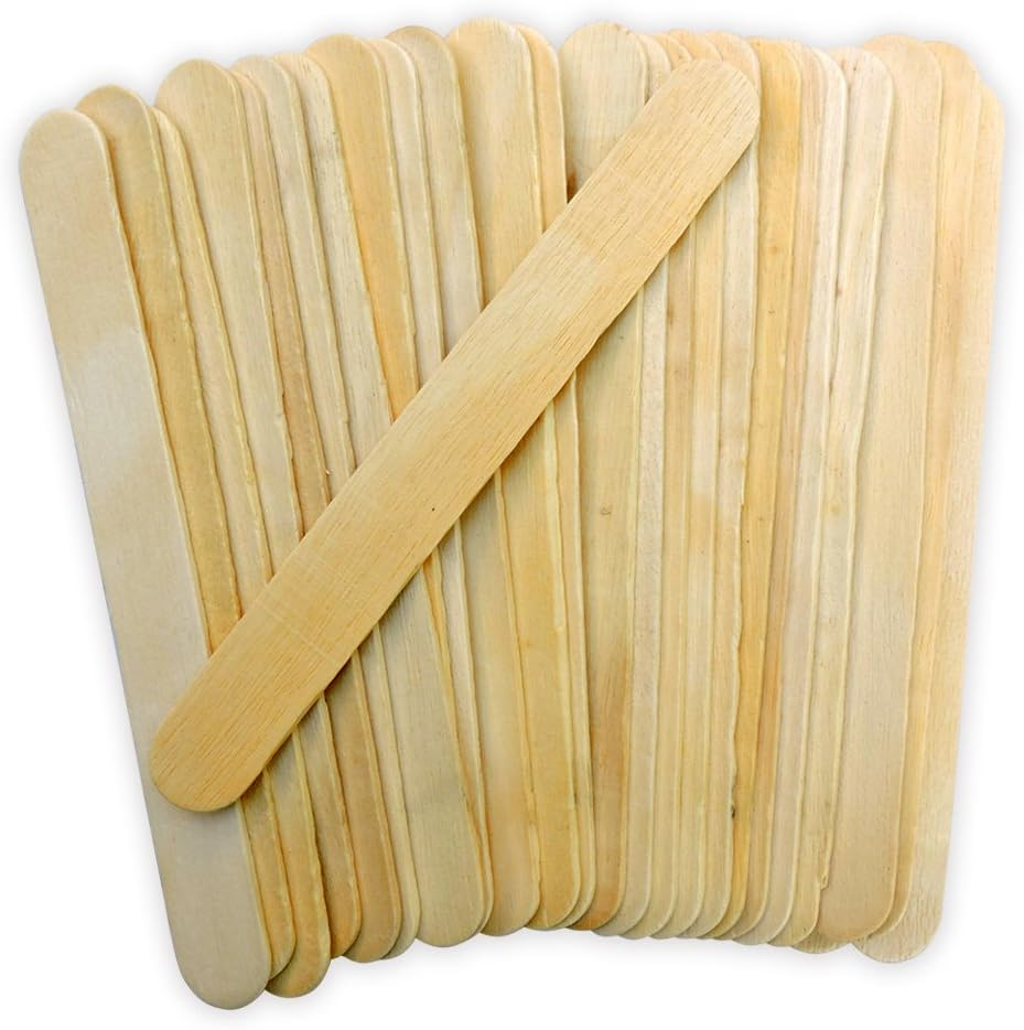 Healthgoodsau - Non-Sterile, Wooden Tongue Depressor for Adults (5.9 Inches) | Wooden Tongue Blade, Non-Sterile (Pack of 90) image number 4