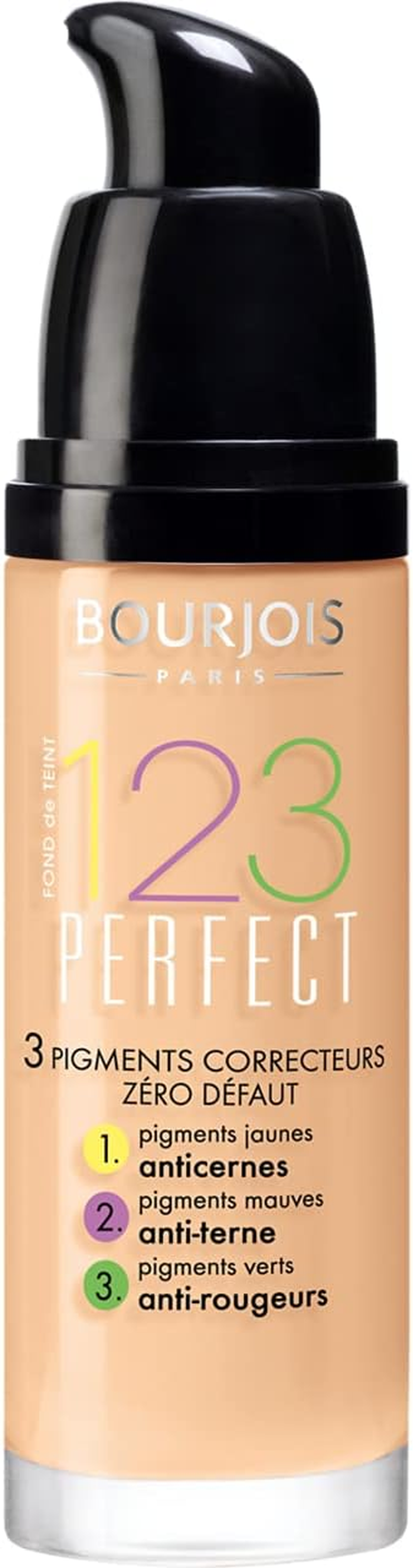 Bourjois Fond De Teint 123 Perfect Foundation for Women, # 54 Beige, 1 Ounce image number 6