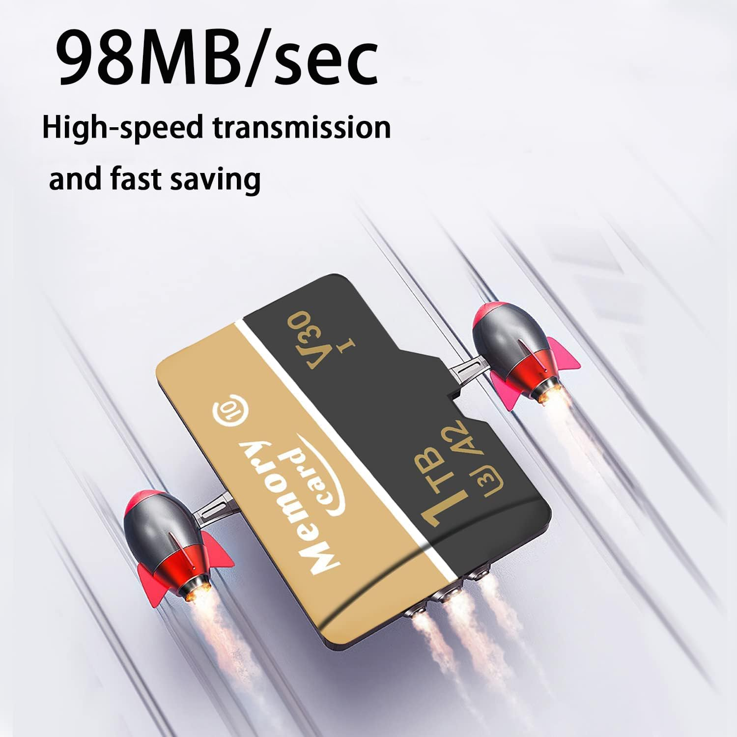 Microsdxc 1024GB Memory Card, UHS-I, C10, U3, V30, A2, Full-Hd & 4K Video, up to 160/100 Mb/S, Expanded Storage for Switch, Gaming Devices, Smartphones, Tablets image number 6