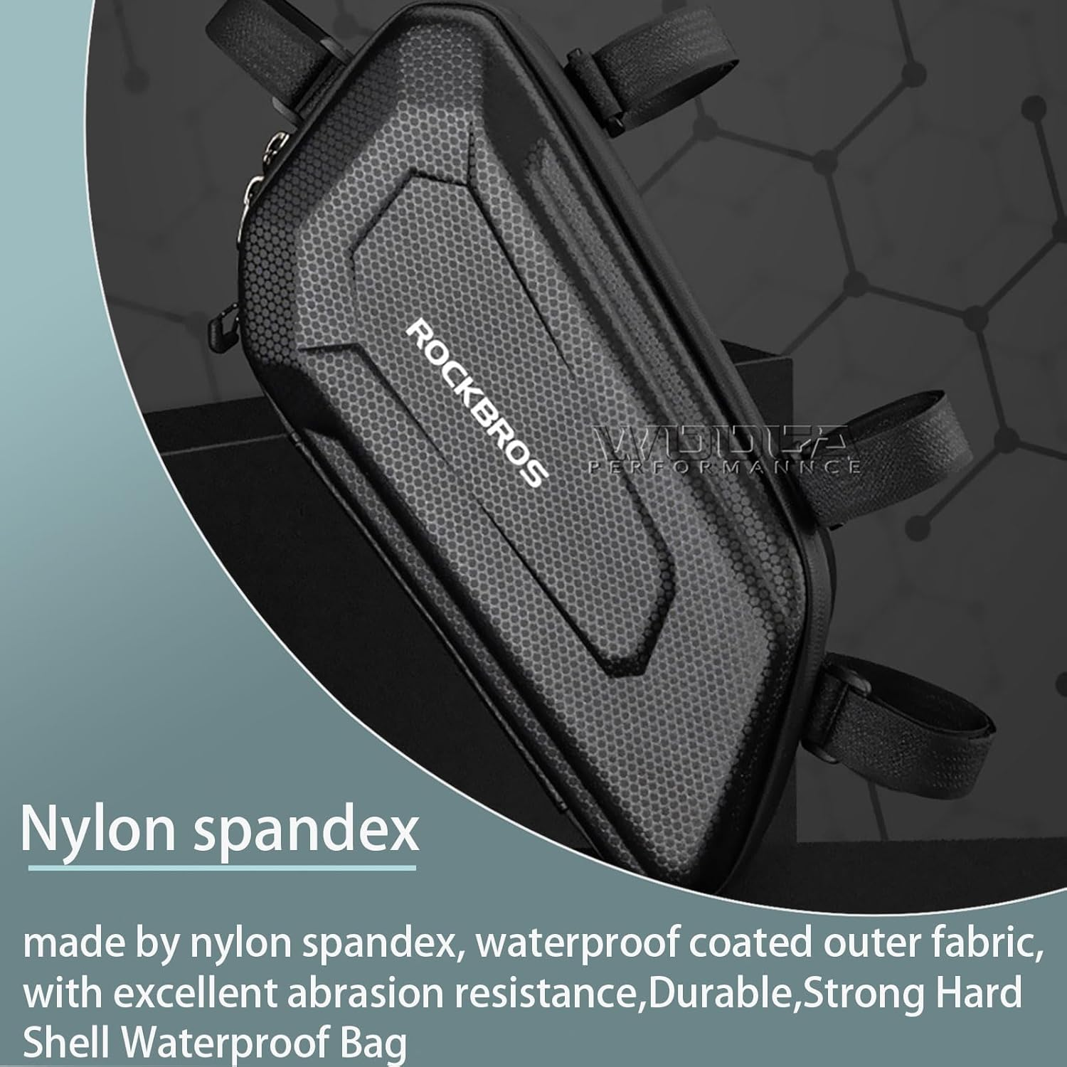 WOOGA Motorcycle Side Bag Waterproof,Tool Bag,Large Capacity,3.5 Gal (1.5 L),Hard Shell Carbon Look Water Stopping Zipper Fit for Ho&Nda Rebel CMX 250 CMX 300 CMX500 CMX 1100 (1 Pair Bag) image number 6