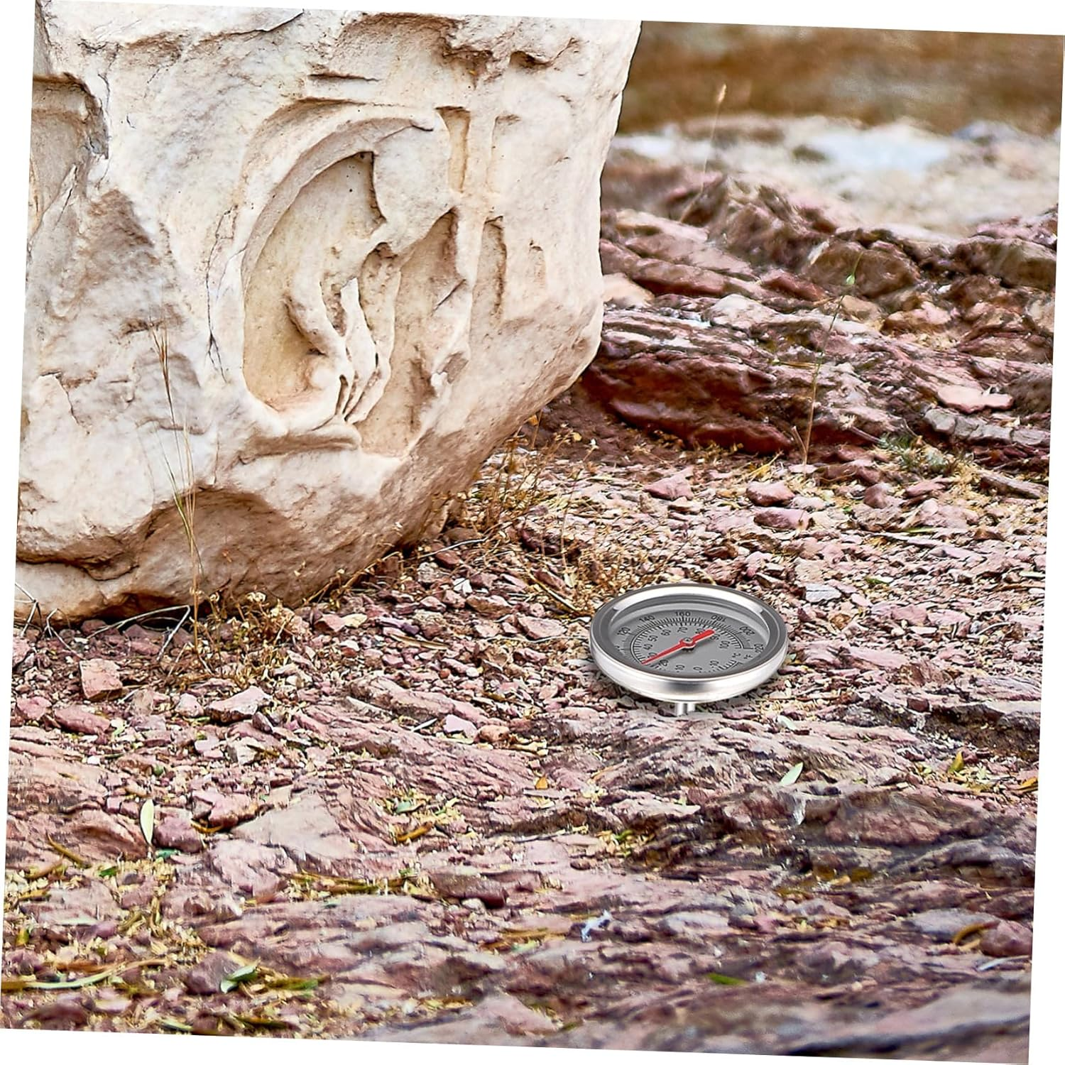 Ibasenice Stainless Steel Soil Compost Thermometer with Extended Probe for Accurate Temperature Measuring Tool Professional Gardening Instrument for Indoor Outdoor Use and Easy to Use image number 4