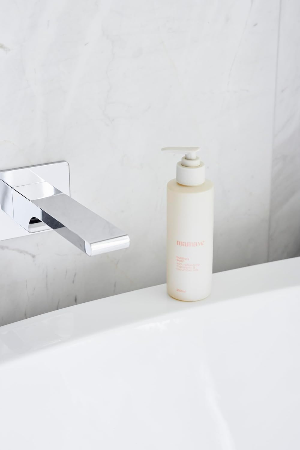 Mamave Gentle Baby Wash | Baby Wash and Shampoo | Perfect for Newborns | Nut Oil Free | Mandarin and Cucumber | Calendula and Aloe Vera Extract | Great for Cradle Cap | Australian Made | 250Ml image number 1