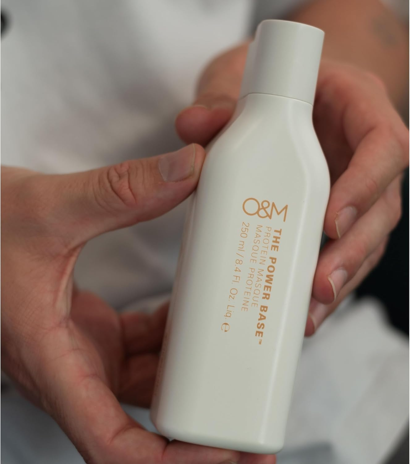 O&M Power Base Protein Rich Masque with Moisture - 250Ml - Colour Safe, Clean from Sulfates, Parabens, Silicones, MIT, Phthalates, Triclosan, Propylene Glycol & Gluten, PETA Certified & Vegan, Australian Made, PCR Packaging image number 6