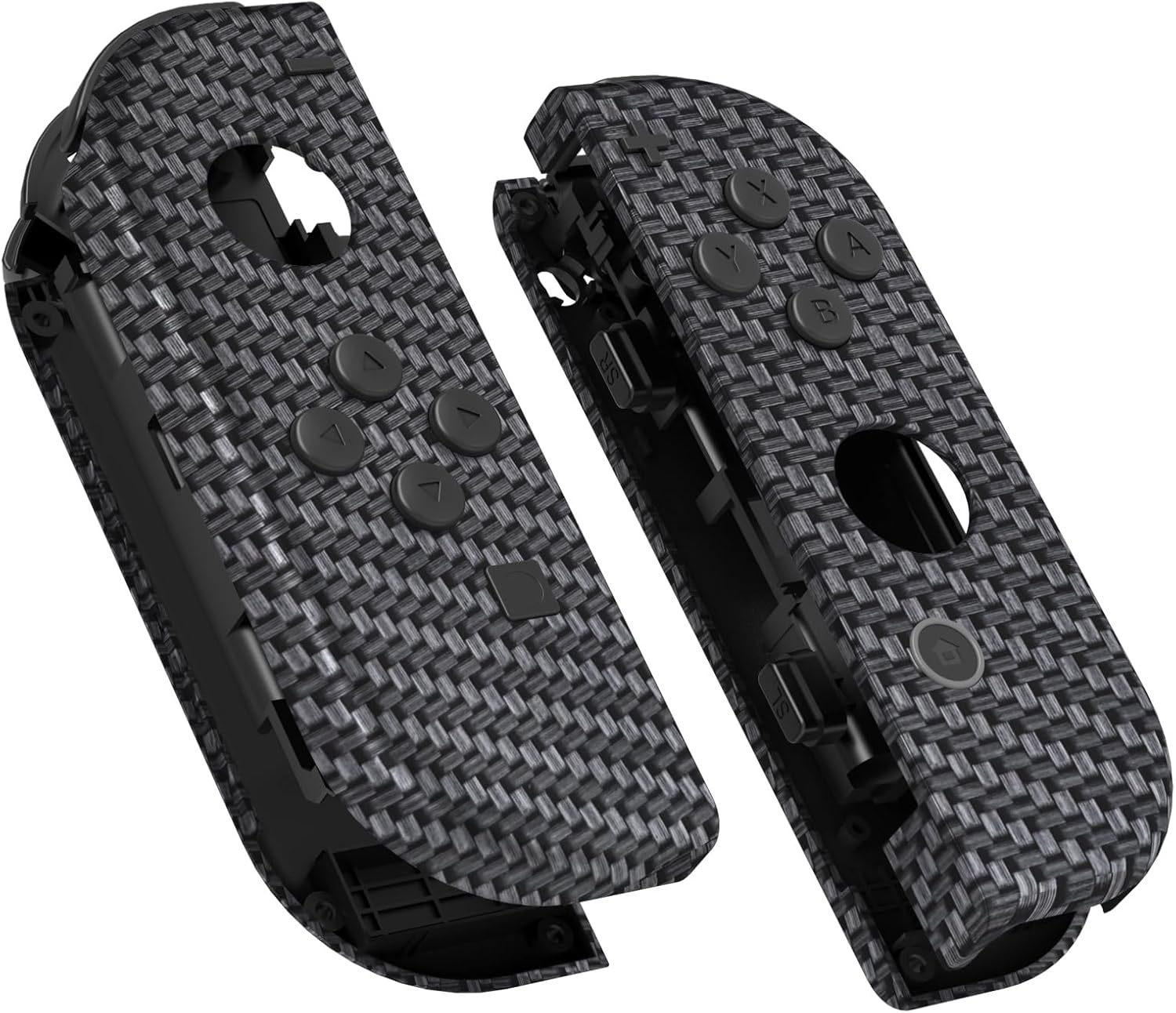 Extremerate the Great Wave Patterned Controller Housing with Full Set Buttons, Soft Touch Grip Replacement Case for Nintendo Switch Joy Con & for Switch OLED Joycon &ndash; Console Shell NOT Included