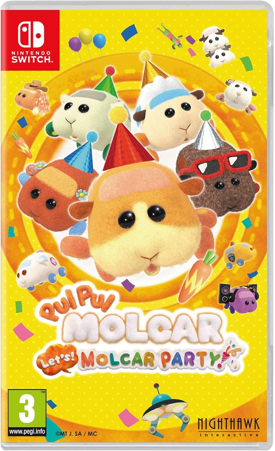 Nighthawk Interactive PUI PUI Molcar Let'S! Molcar Party! Nintendo Switch Game image number 3