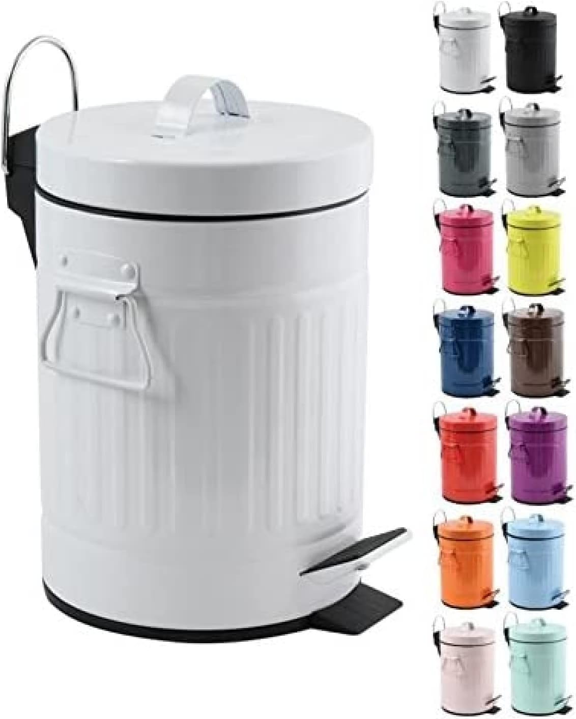 MSV Pedal Bin, Pastel Blue, Unique