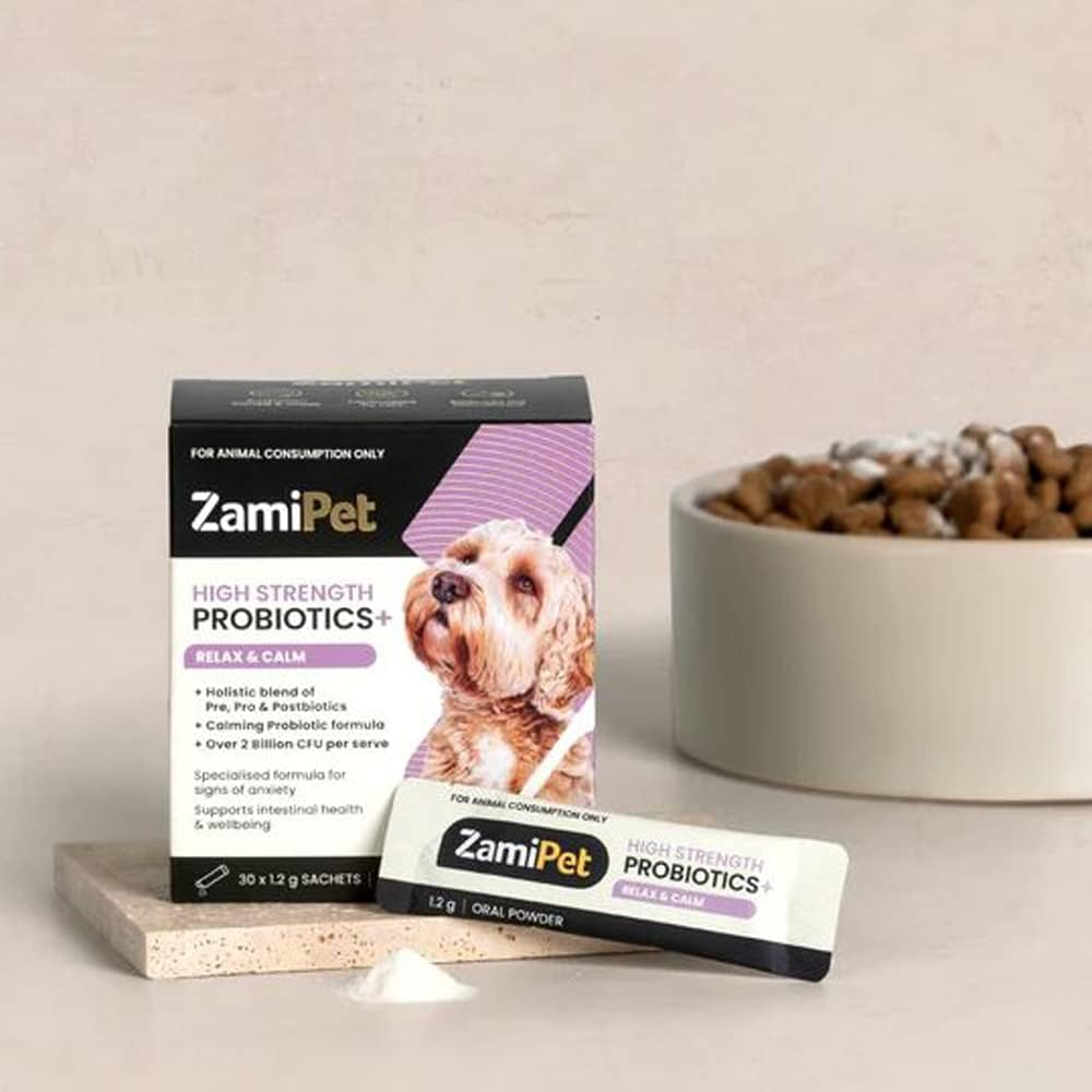 Zamipet High Strength Probiotics+ Relax and Calm Oral Powder 30 Sachets