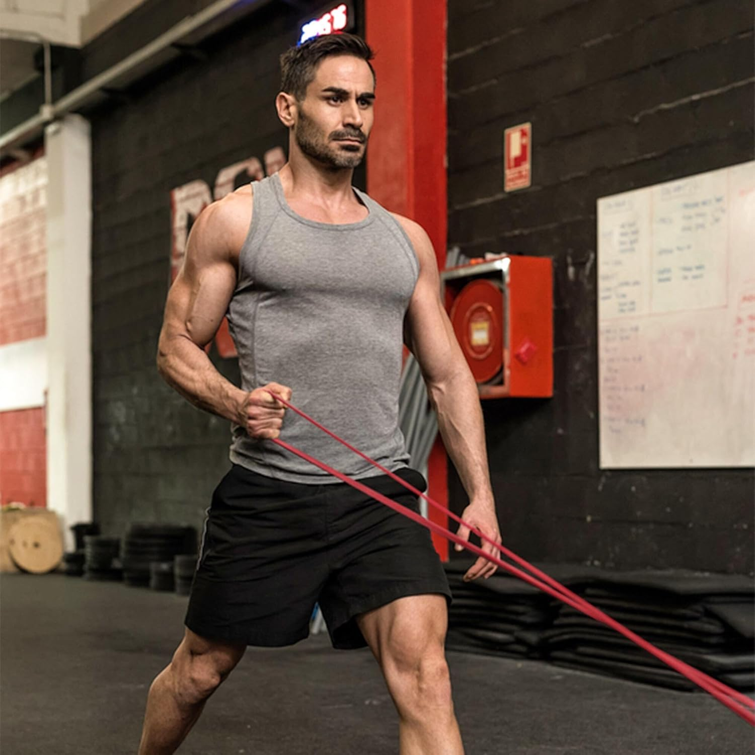 Wodfitters Pull up Assistance Bands - Stretch Resistance Band - Mobility Band - Powerlifting Bands, Durable Workout/Exercise Pull-Up Assist Bands - Single Band or Set - Green,Purple image number 2