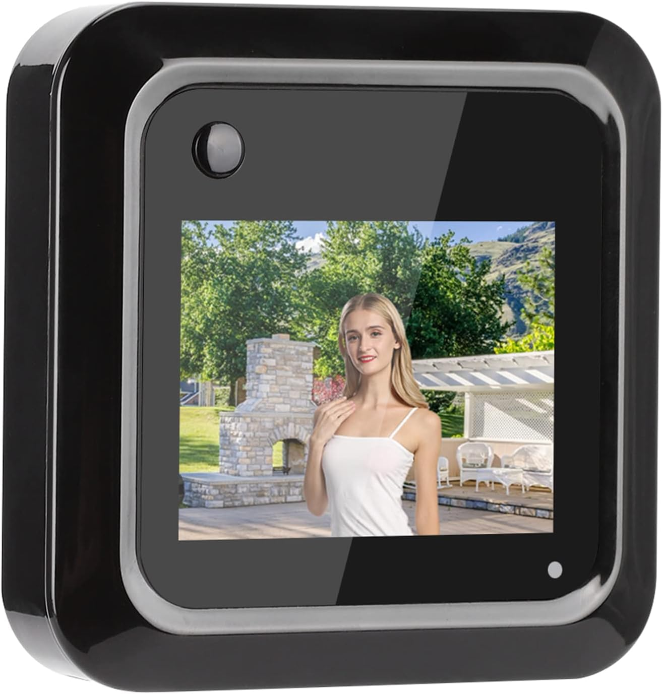 2.4In Digital Door Viewer,Electronic Peephole Doorbell with 0.3MP 95&deg; Wide Angle Camera,Security Digital Door Eye Viewer image number 4