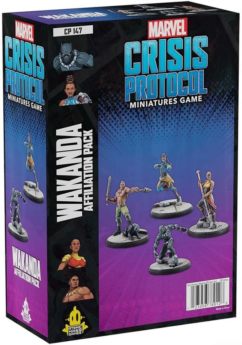 Asmodee North America Marvel Crisis Protocol Miniatures Wakanda Affiliation Game image number 3