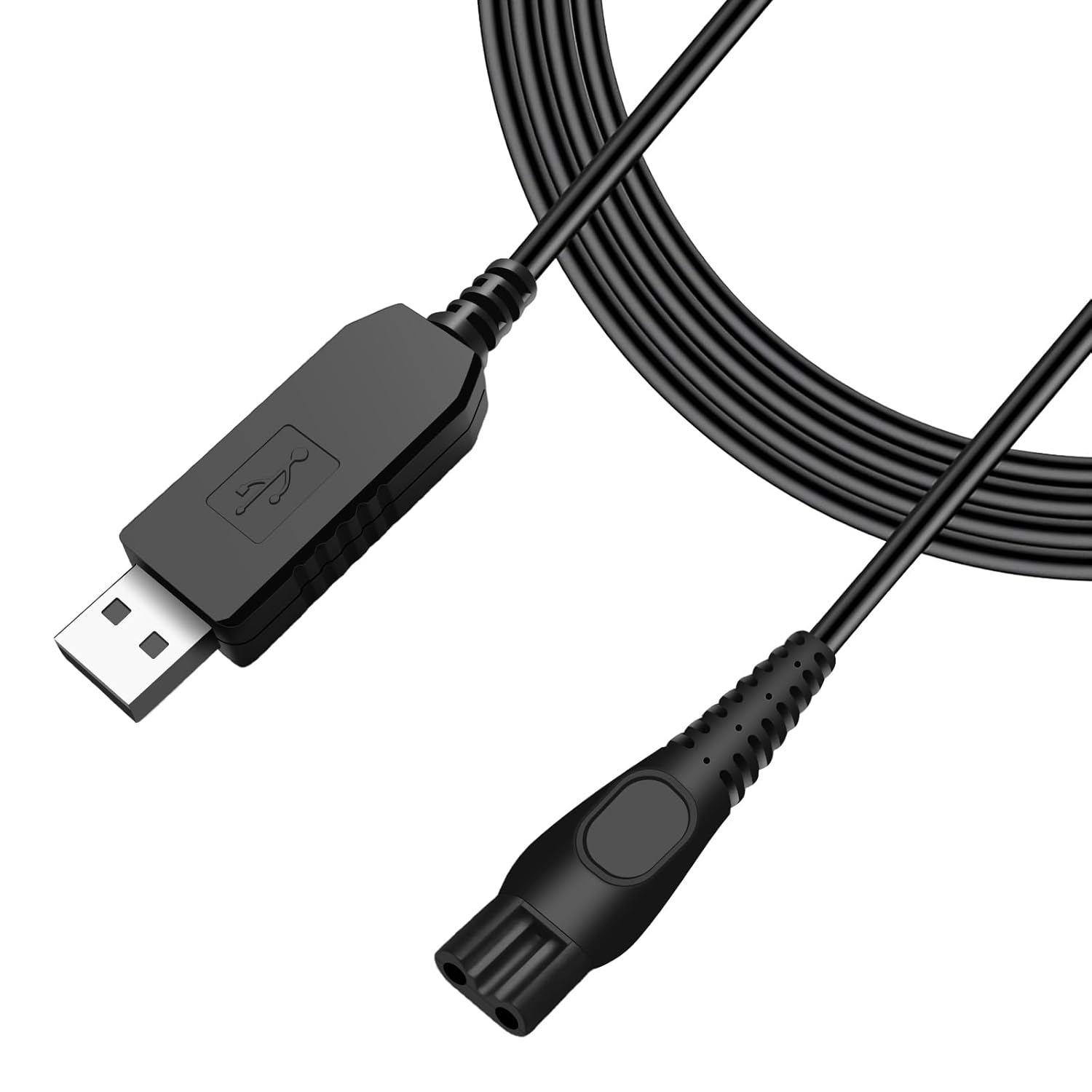 15V HQ8505 Shaver Charger Cable for Philips Norelco HQ8505 7000 5000 3000 Series, Oneblade QP6520 QP6530 QP6510, USB Philips 15V Electric Shaver Charger HQ8505 QP6510 image number 3