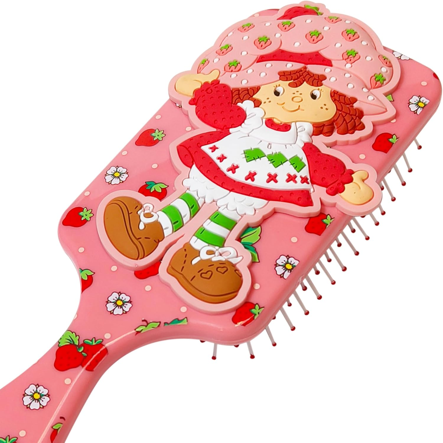 LUV HER Kids&rsquo; Detangling Hair Brush &ndash; Fun Strawberry Shortcake Design, Gentle on Wet & Dry Hair, Ideal for Kids Ages 3+, Makes Hair Care Fun and Easy image number 1