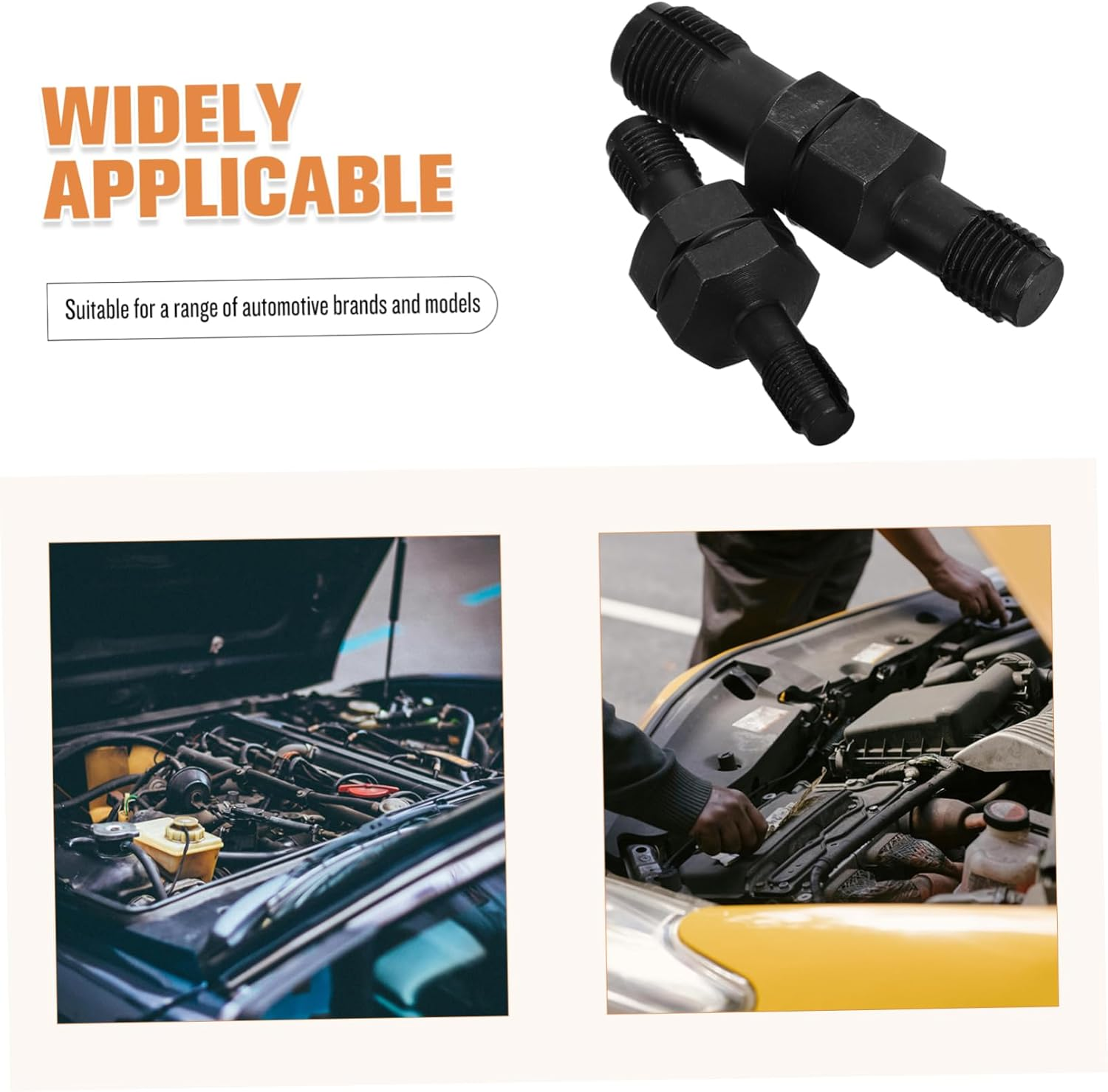 TIDTALEO Double Head Spark Wrench Spark Gap Tool Set for Automotive Engine Thread Repair Tool