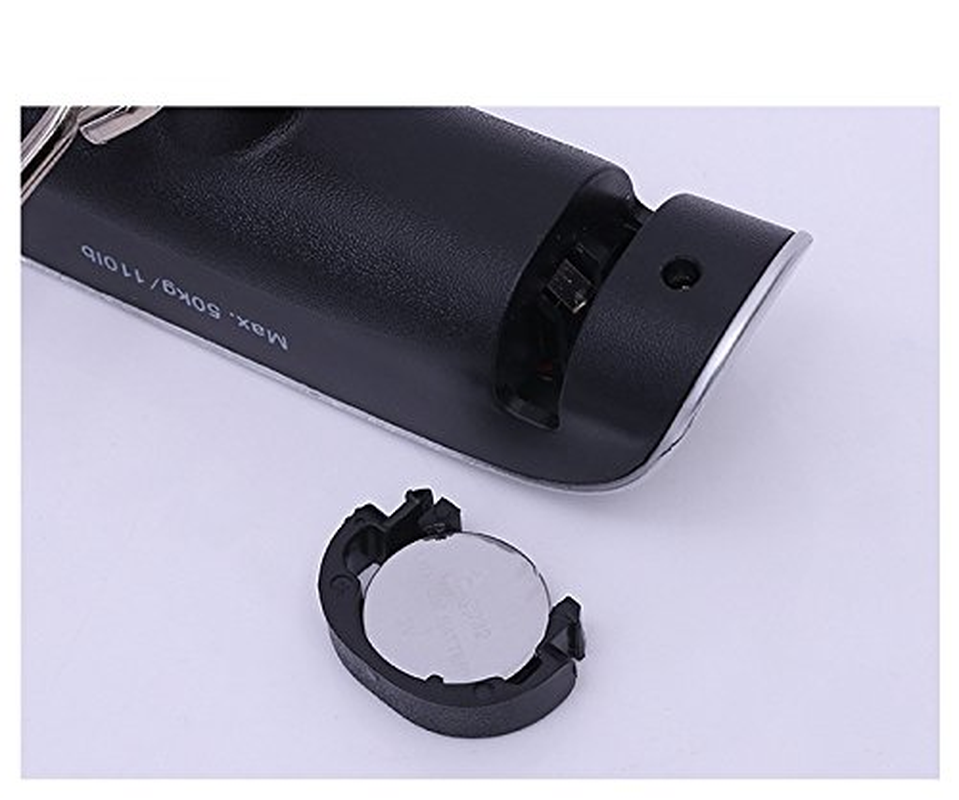 Digital Hanging Luggage Scale, Rubber Paint, Temperature Sensor, 110 Pounds, Silver image number 5