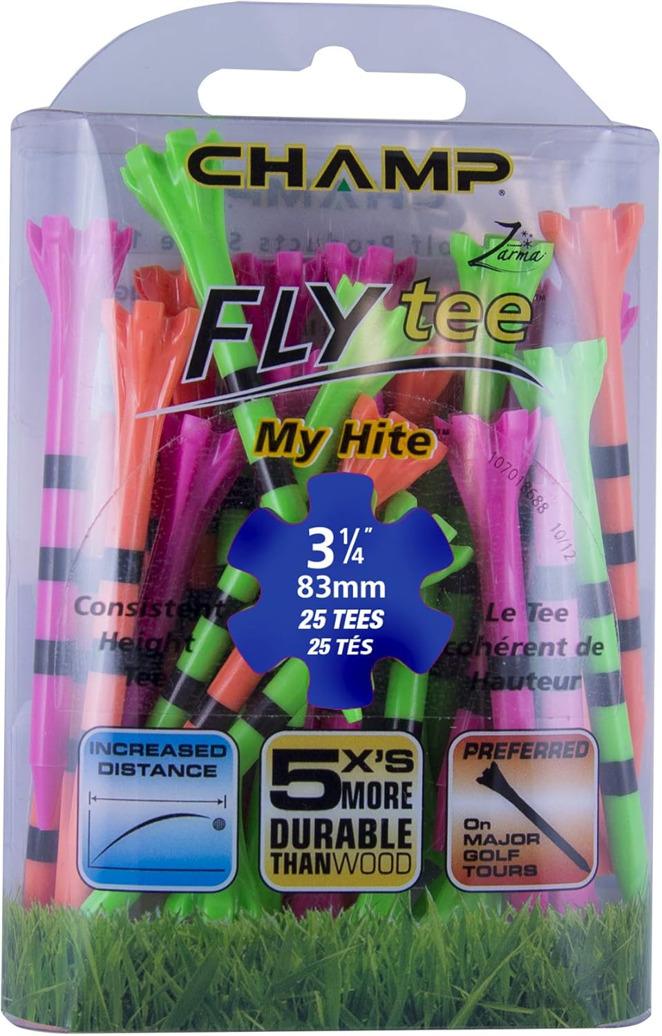 Champ Zarma Flytee My Hite 3-1/4" 25 Count