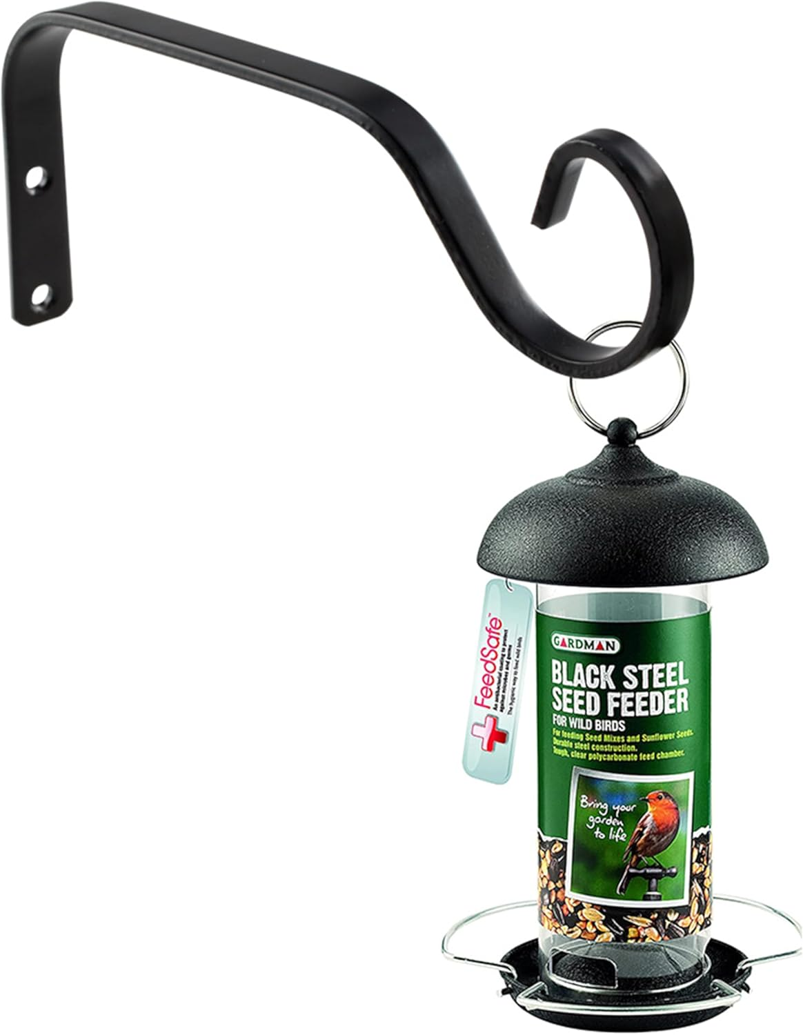 2-Pcs Iron Plant Hooks - Metal Ceiling Hangers for Indoor and Outdoor Use, Ideal for Hanging Plants, Lanterns, Bird Feeders, and Flower Baskets - Stylish Home Decor Solution image number 2