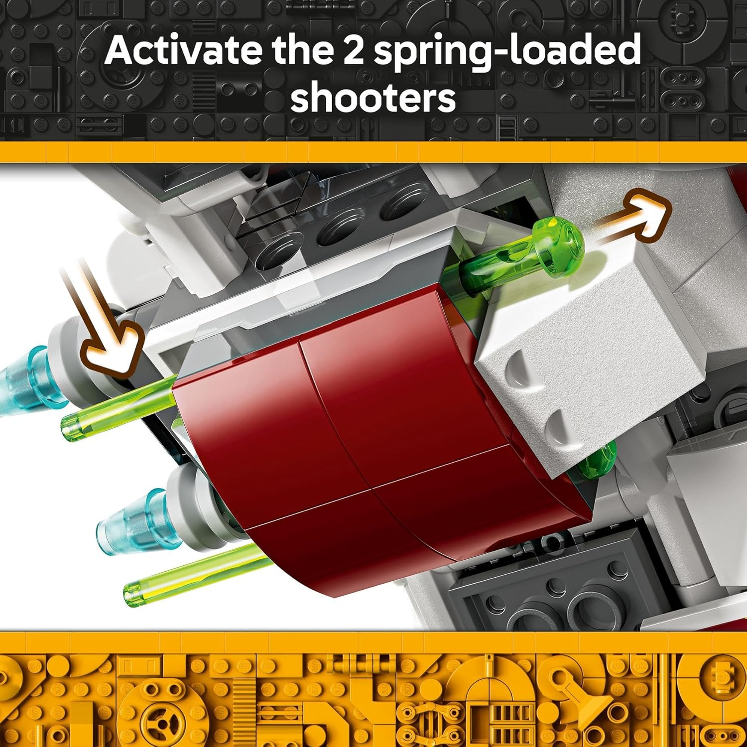 LEGO Star Wars Ahsoka&rsquo;S Jedi Interceptor Building Toy for 8+ Year Old Boys & Girls, Set Features 2 Minifigures with Lightsabers and Droid Figure for the Clone Wars Fans, Buildable Kids Toy 75401 image number 3