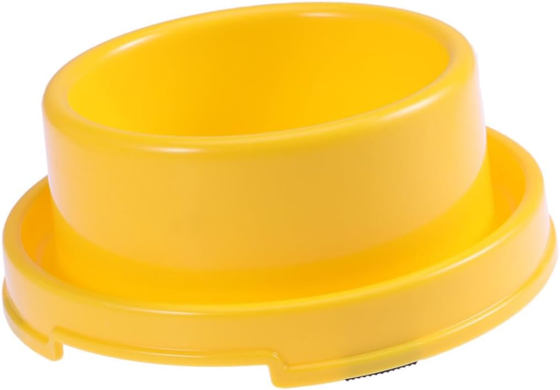 Ipetboom Ants Away Dog Bowl, Plastic Cat Puppy Food Bowls round Pet Food Dish, Ant Proof No Spill Water Feeding Eating Dishs for Small Animals, Green