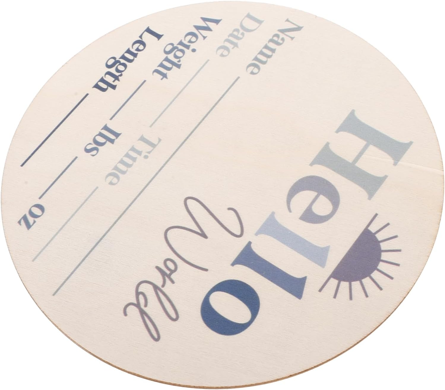 Unique Floral Design Milestone Discs Shower Props Wood Table Decor Elegant Nursery Decor Parent image number 2