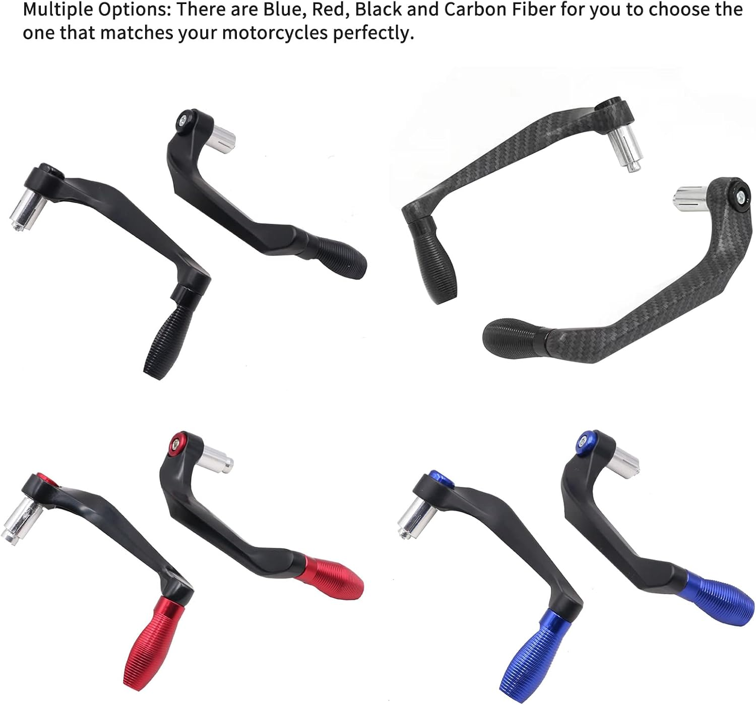 Universal Motorcycle Handlebar Brake Clutch Lever Hand Guard Protector ABS Replacement for Yamaha R3 R25 YZF RI YZF R6 image number 5