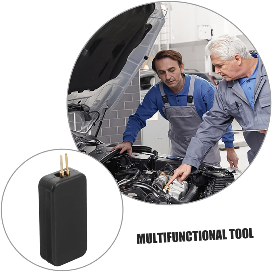 TOPPERFUN 5Pcs Universal Repair Tool Kit Airbag Simulator Diagnostic Device Automotive Fault Tester for Maintenance and SRS System Inspection image number 5