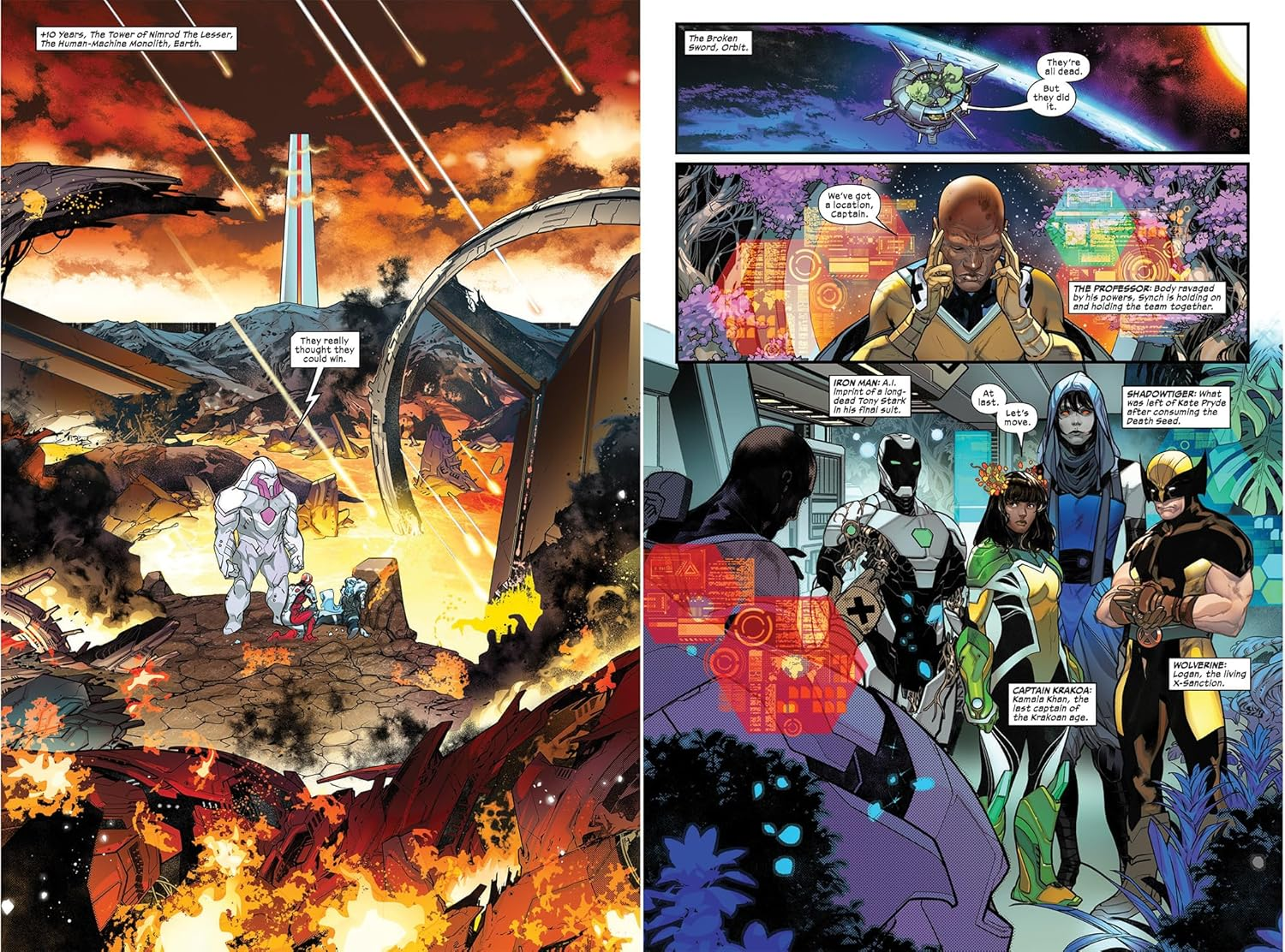 Fall of the House of X/Rise of the Powers of X Omnibus Mark Brooks Cover