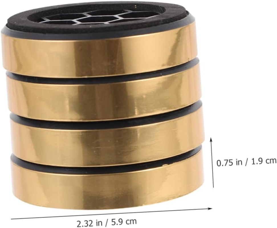 DOITOOL 20Pcs Amplifier Foot Pads Plastic Isolation Feet for Audio Speakers Subwoofer Use at Home Studio image number 3