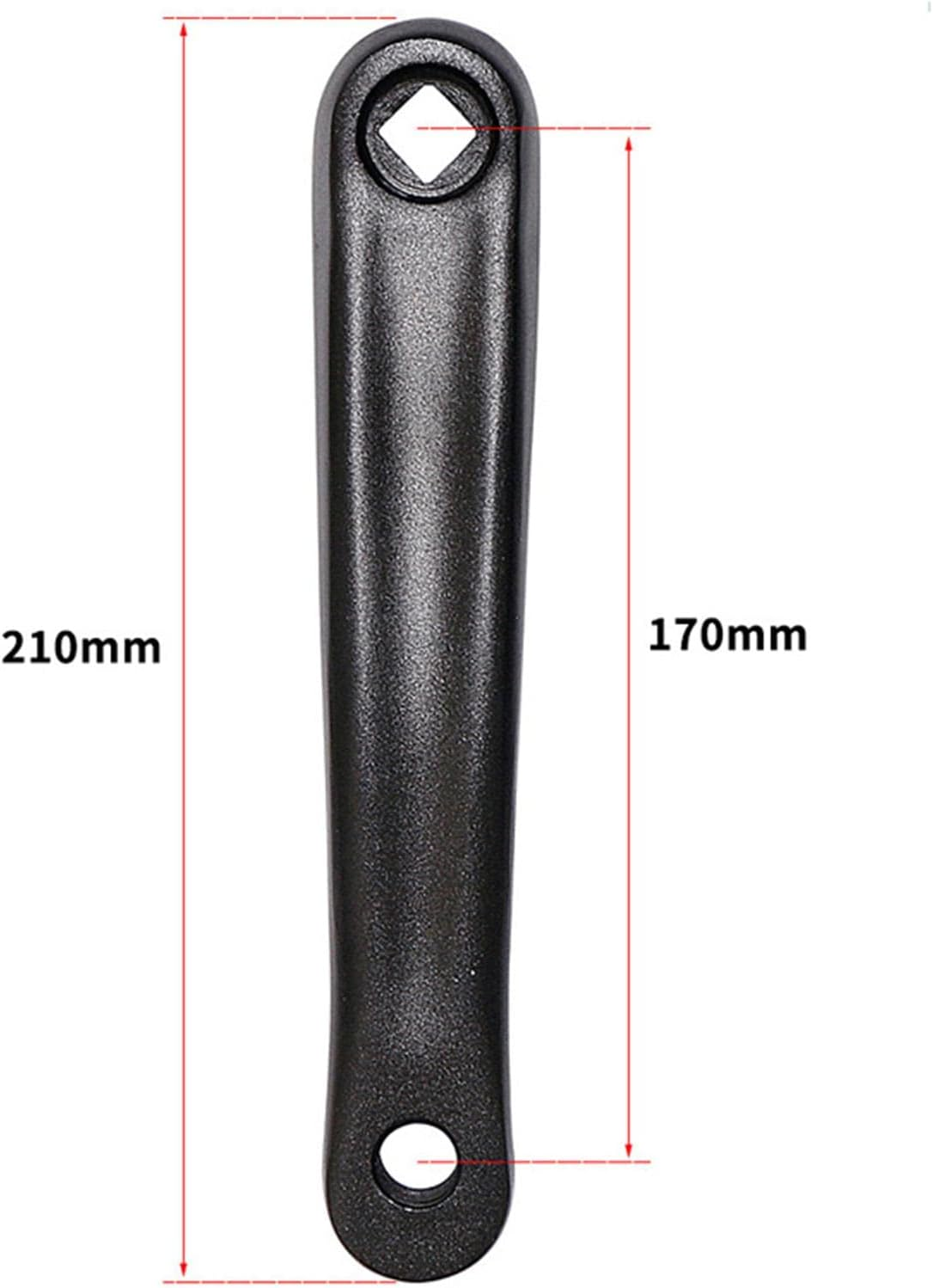 Dickly Exercise Bike Crank Arm for Electric 170Mm Left Right Crank Diamond Hole Mid Motor Crank Components image number 4