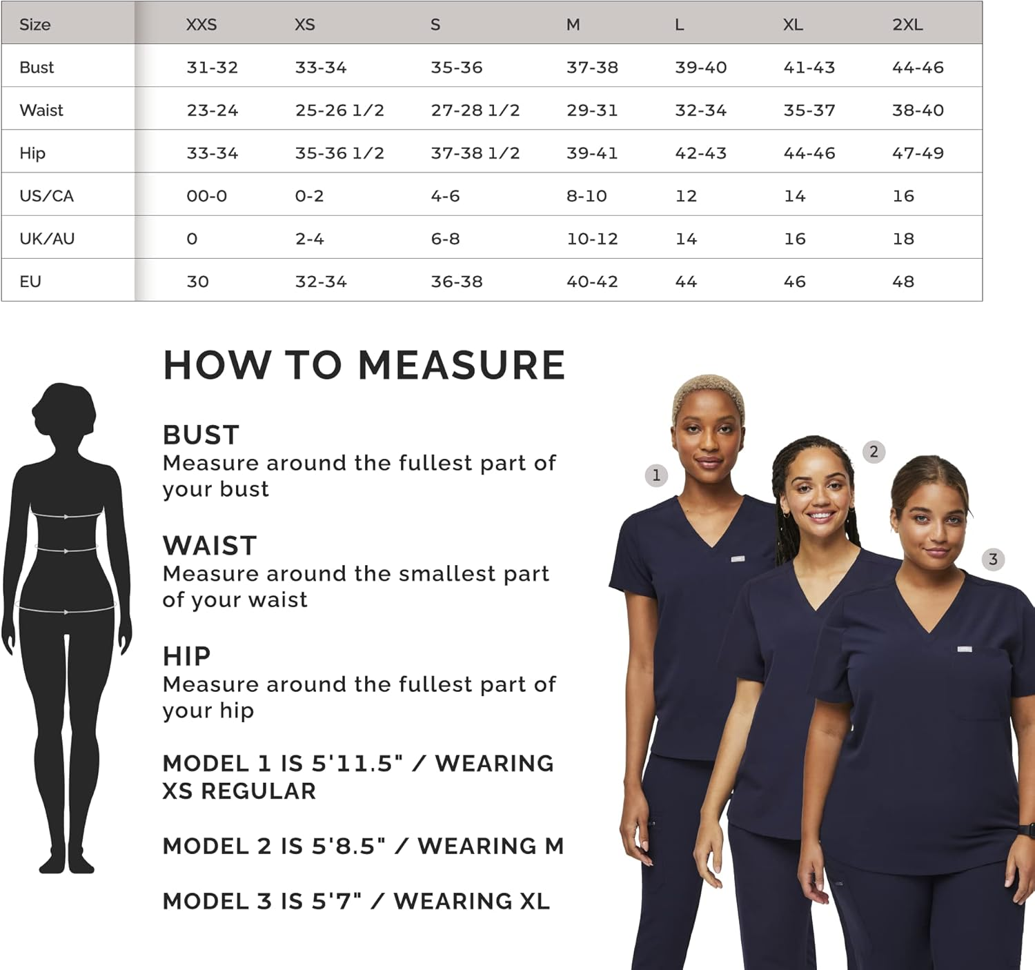 FIGS Catarina Scrub Tops for Women &mdash; Classic Fit, 1 Pocket, Four-Way Stretch, Anti-Wrinkle Women&rsquo;S Medical Scrub Top image number 6