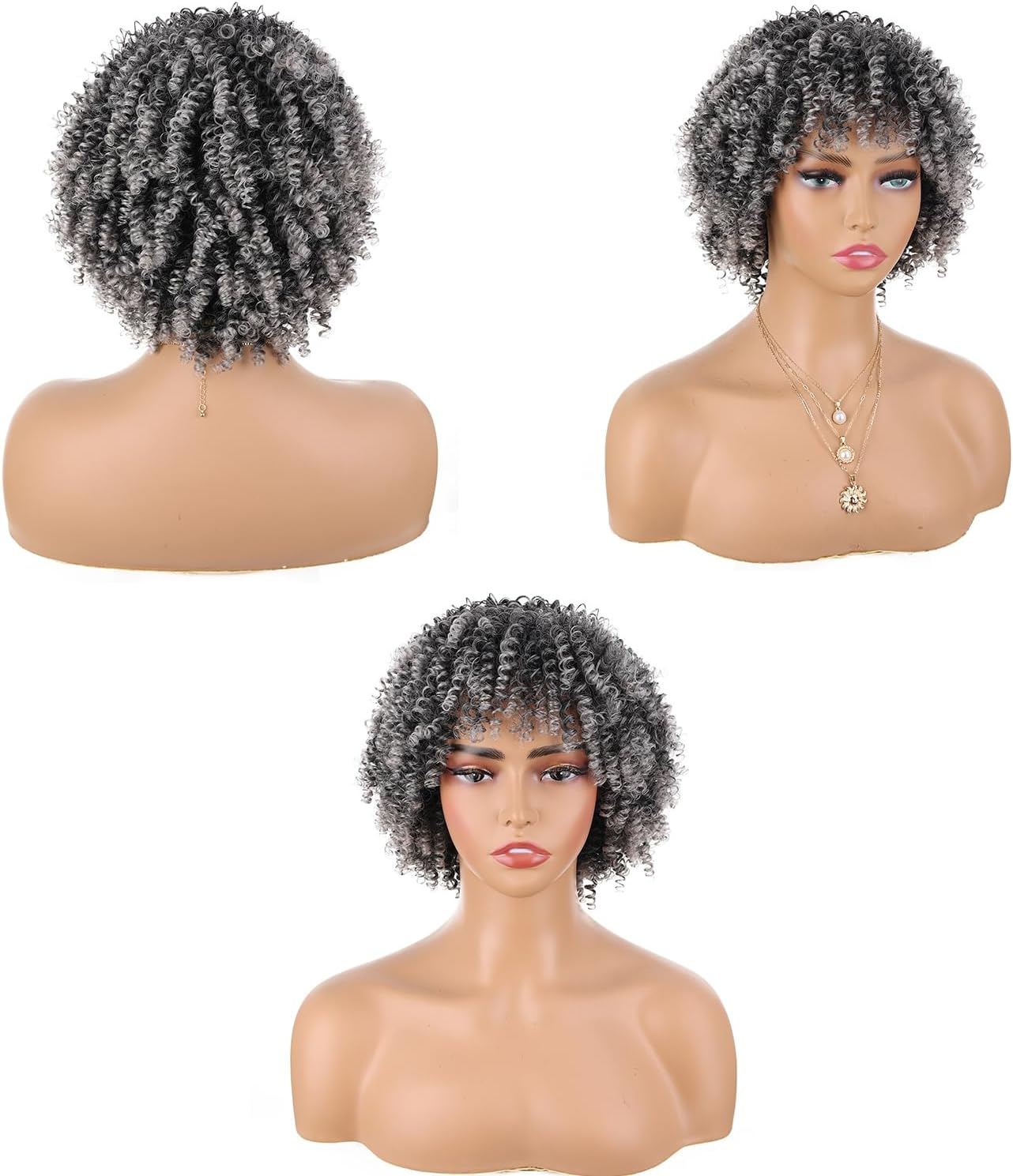 Wigs006Mao (Grey) image number 2