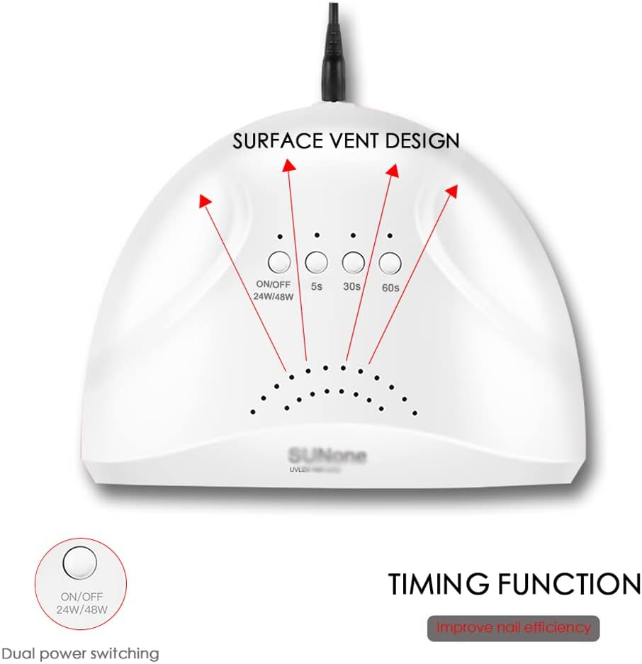 Nail Dryer USB Drying Lamp Manicure Tool Gel Uv Light Professional Nail Phototherapy Machine for Fingernail and Toenail Home Salon Use Nail Lamp image number 1