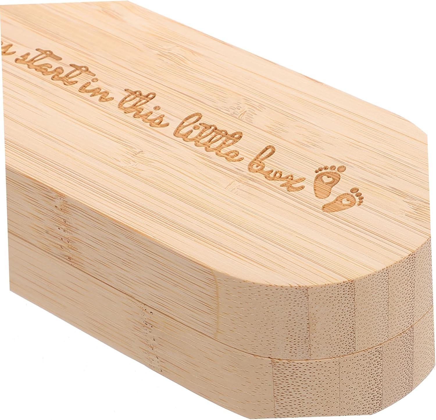 CLISPEED Wooden Pregnancy Test Reveal Box Surprise Keepsake for Grandparents Announcement Souvenir Wooden Pregnancy Test Box image number 3
