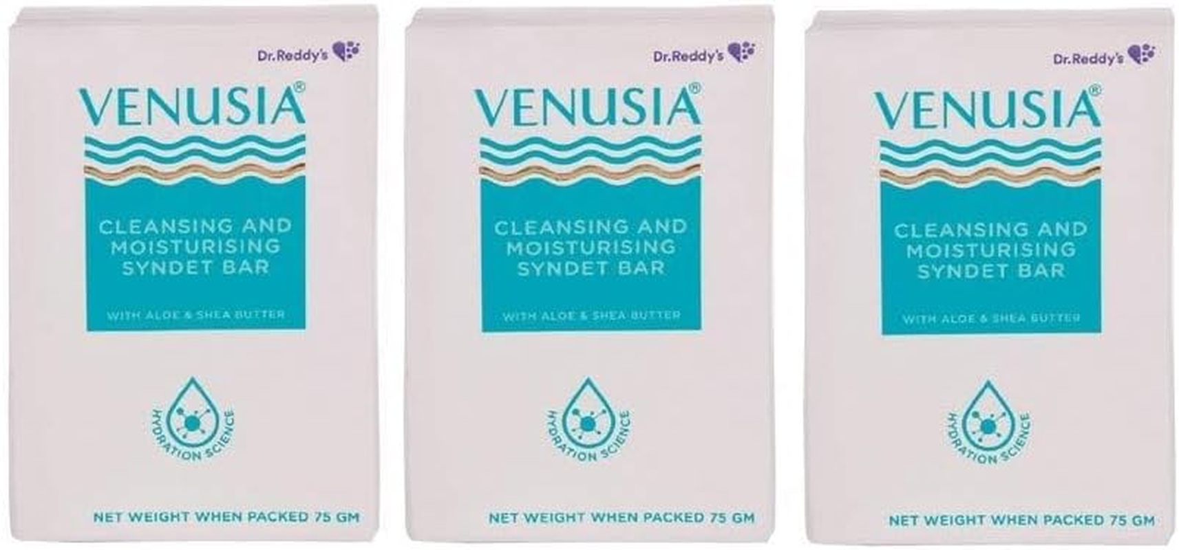 Green Velly Indian Venusia Bathing Bar - 75 G (Pack of 3) image number 2