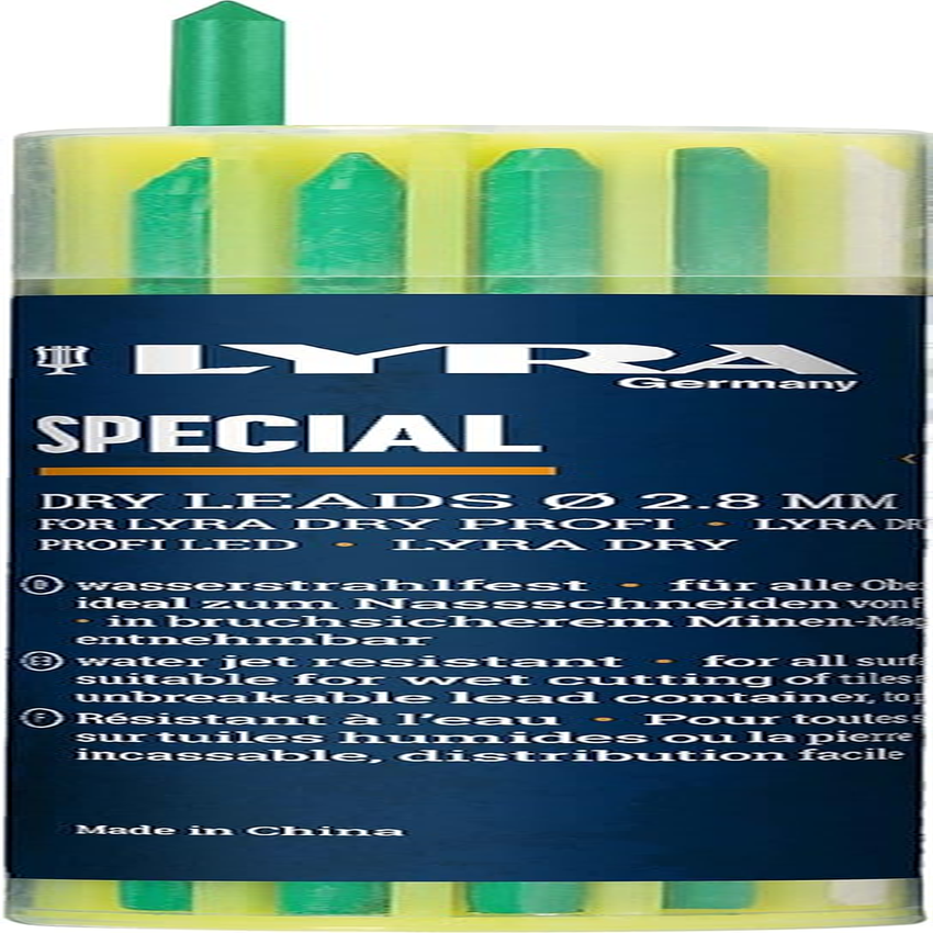 Lyra L4498003 LYRA DRY Blister Refill Set Filled with 12 Universal Graphite Refill in 2B