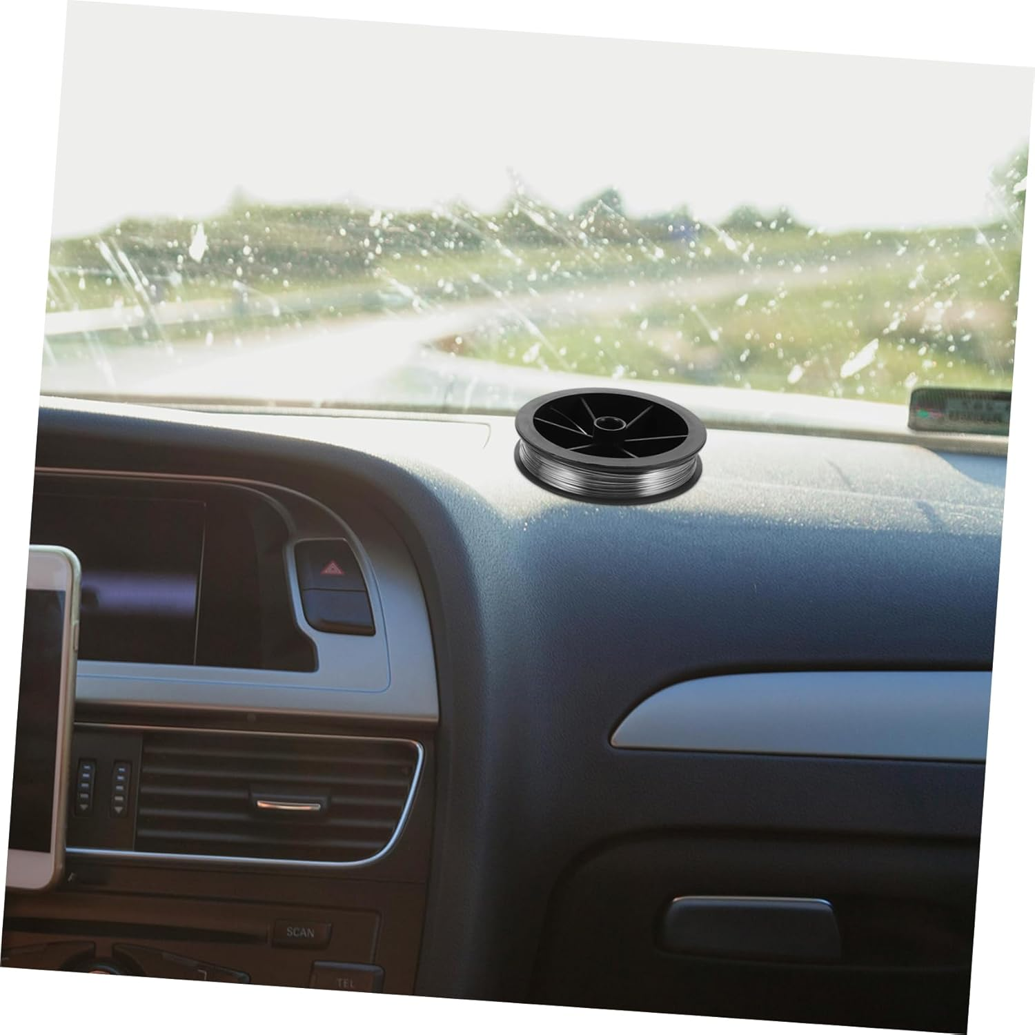 ASAKKURA Quadrilateral Steel Wire Crimping Tool Auto Glass Disassembly Kit Wire Cheese Slicer for Automotive Repair