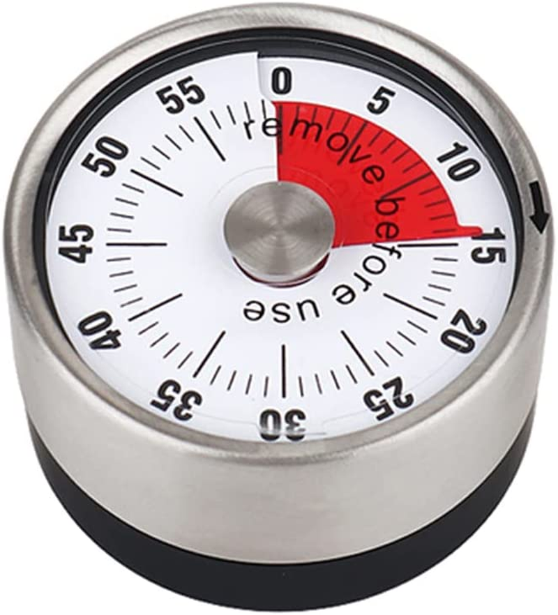 Mini Visual Timer for Kids and Adults - with Magnetic Backing, Time Management Tool for Kid Toddlers Teacher Kitchen Classroom Meeting - 6Cm/2.36Inch image number 1