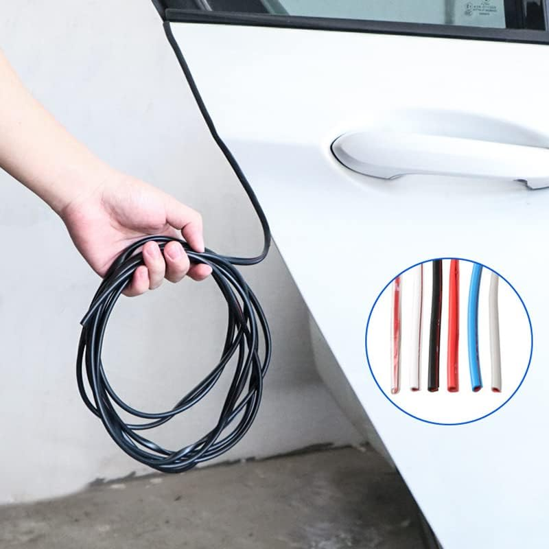 5M Car Door Edge Protector Strip Anti-Scratch Protection Rubber Trim Seal - Ultimate Vehicle Protection - Clear image number 2