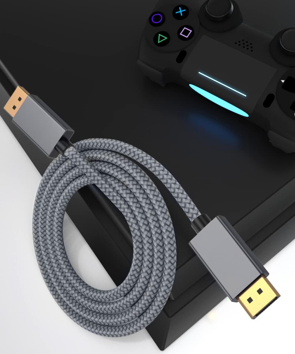 Itramax 8K 60Hz Displayport Cable 3M(2-Pack),10Ft DP 1.4 Male Ultra High Speed Cord for Laptop/Pc/Tv/Gaming Monitor,Support HBR3 Bandwidth of 32.4Gbps,4K@144Hz,2K@165Hz,1080P@240Hz(Dp 1.2 Compatible) image number 3