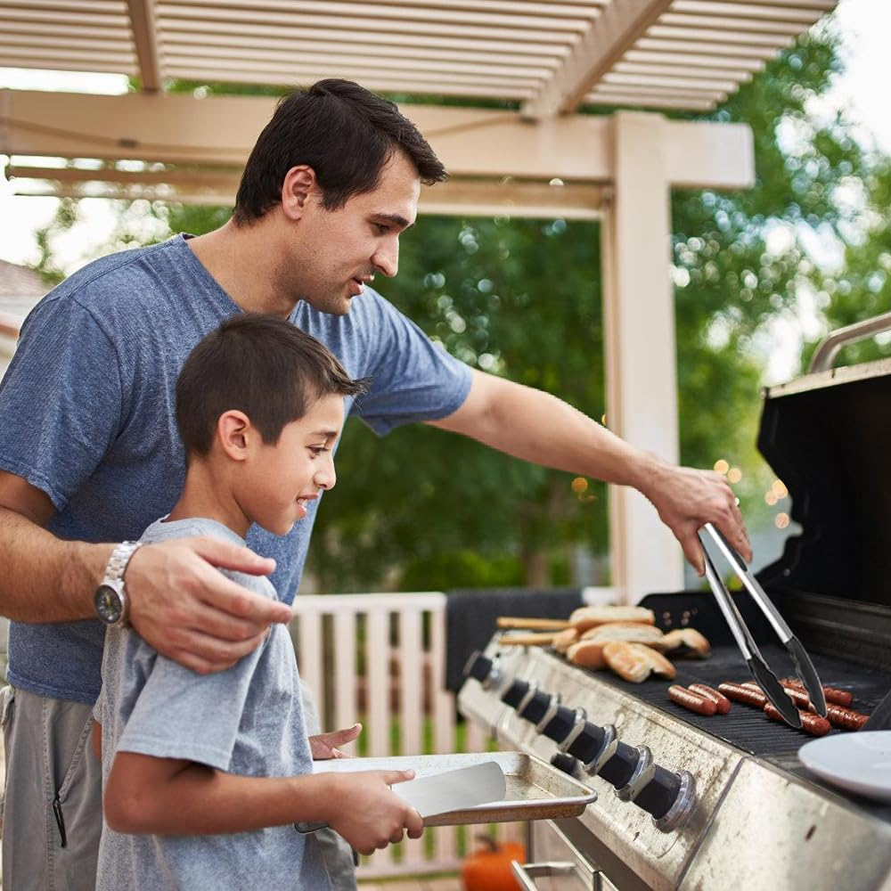 43Pcs BBQ Grill Tool Set, Stainless Steel Griddle Accessories Kit, Flat Top Grill Accessories Set, Spatula Set for Outdoor Barbecue Family Parties and Picnics,Outdoor,Plancha Grill image number 3