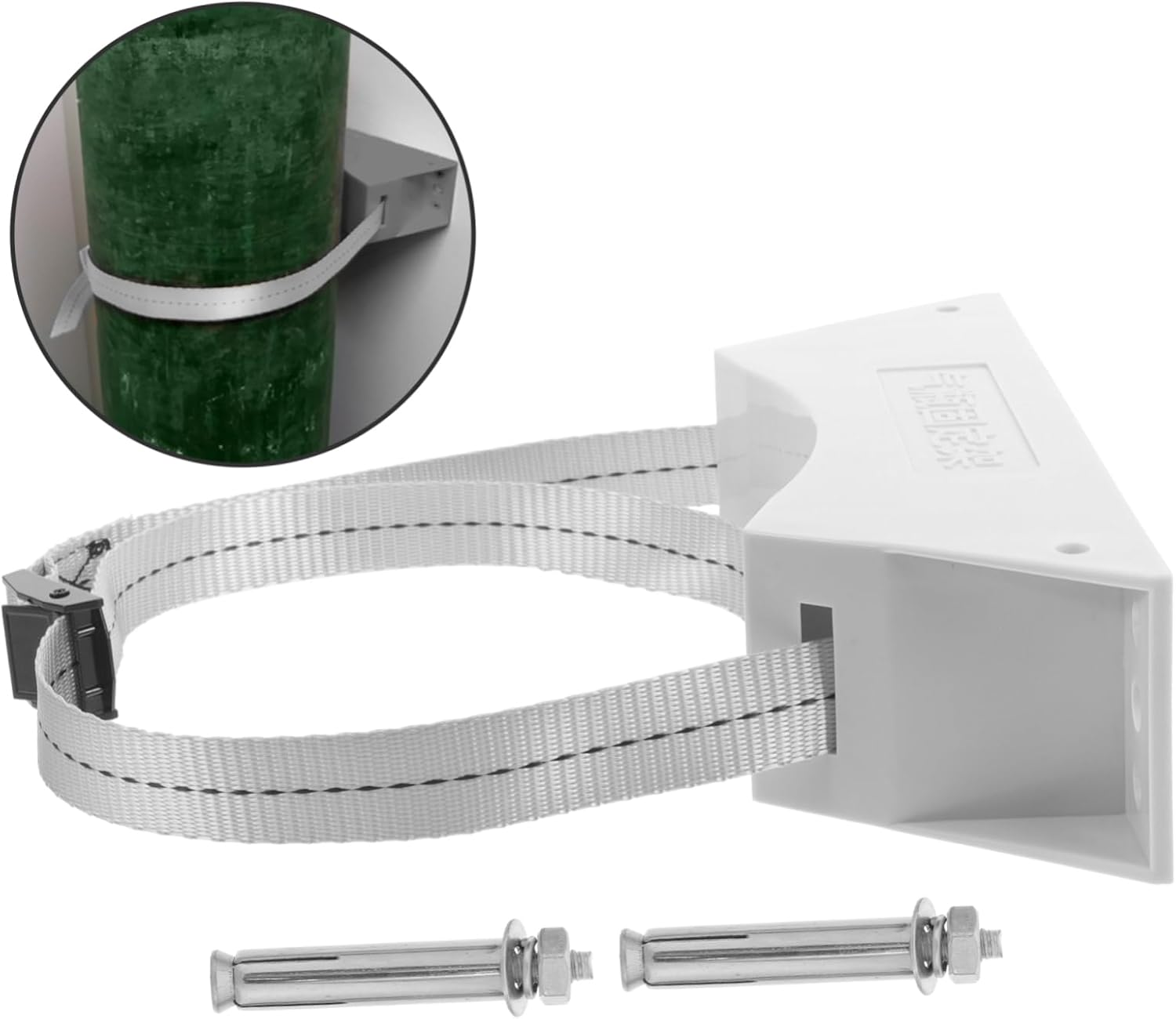 Homoyoyo Gas Bottle Holder Gas Cylinder Tank Holder Trailer Gas Bottle Support Holder Bracket Holder Bottle Stand Replacement Strap Cylinder to Wall Polyester image number 5