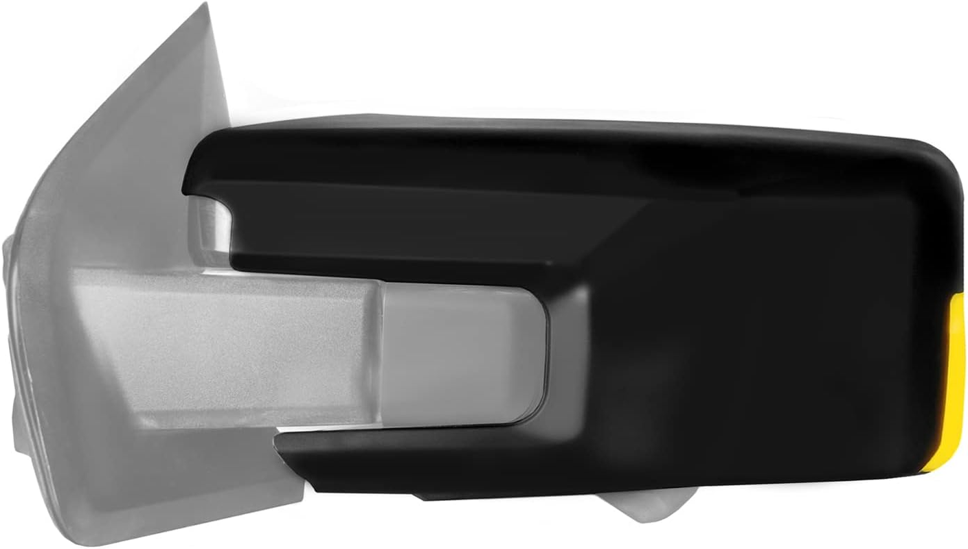 K Source Snap & Zap Custom Towing Mirror Pair for Ford F150, Black image number 3