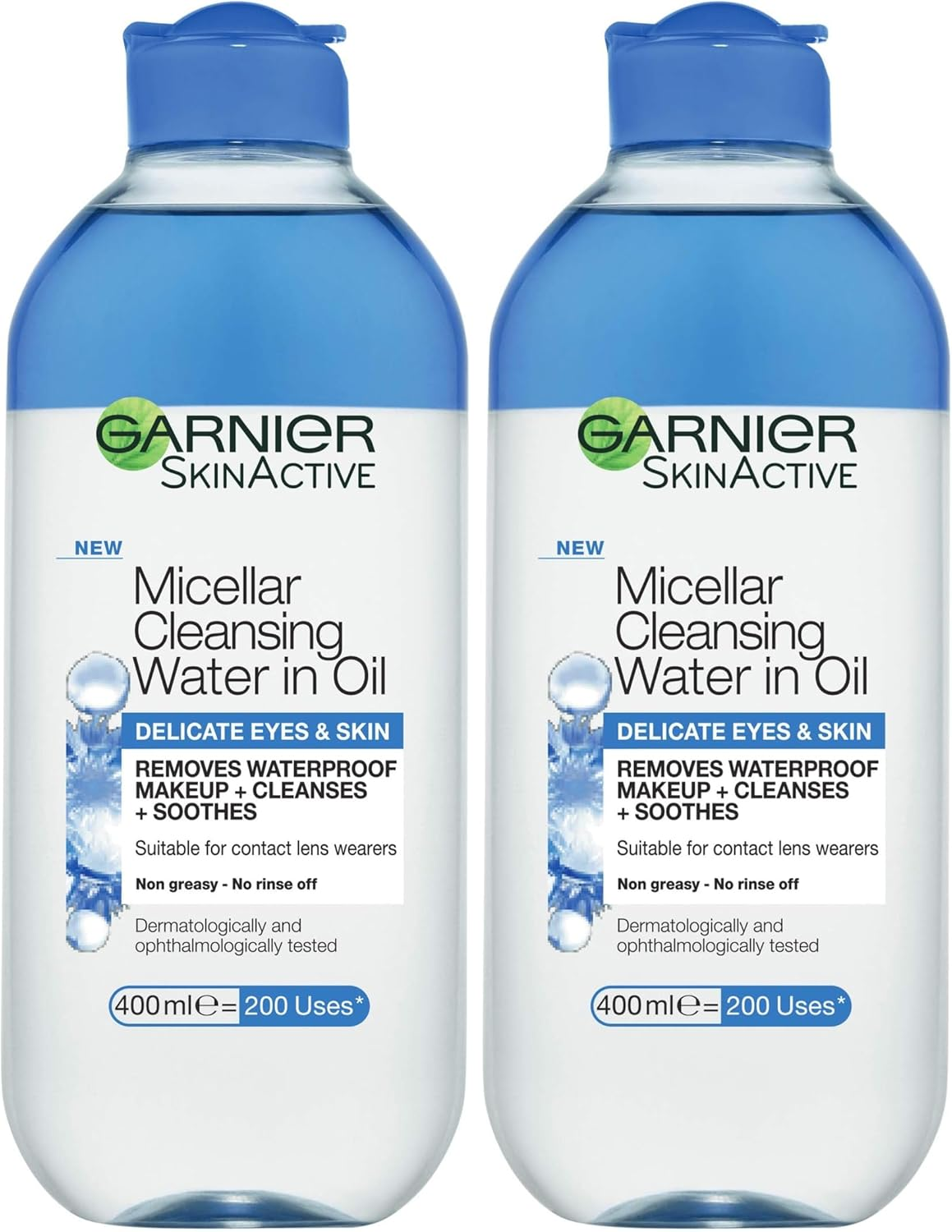 Garnier Skinactive Micellar Rose Cleansing Water Clean and Glow 400Ml image number 2