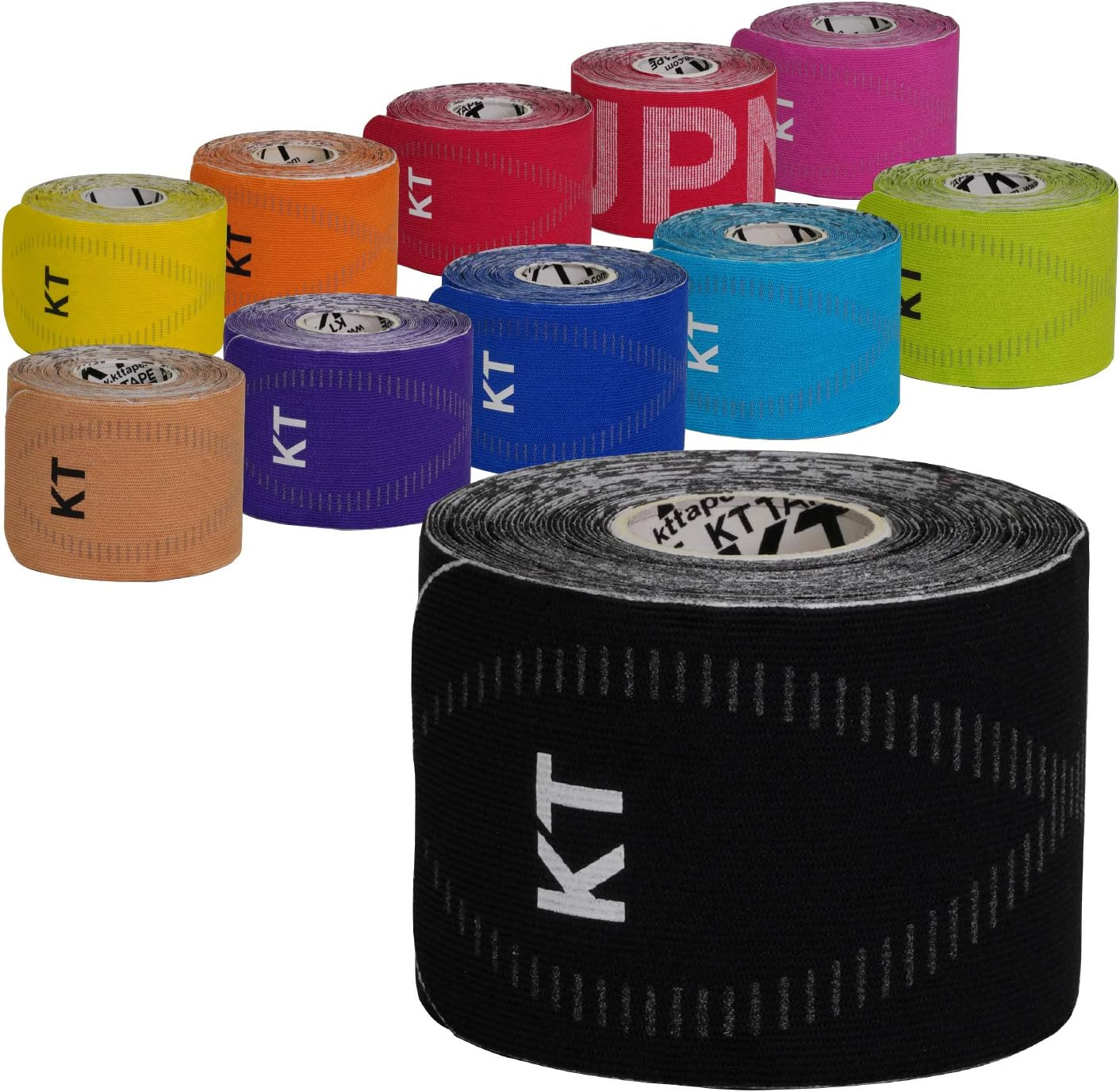 KT Tape, Pro Synthetic Kinesiology Athletic Tape, 10 Count, 10&rdquo; Precut Wide Strips