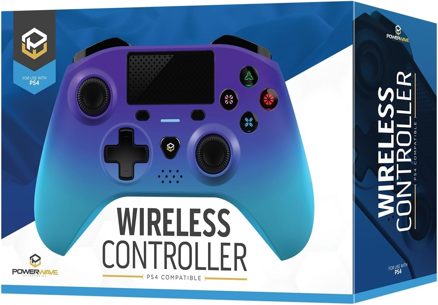 Powerwave Wireless Controller Purple Rush - PS4 Compatible