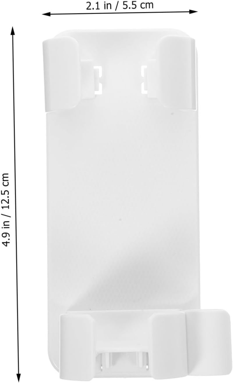 HAMPPLIES Wall Mounted Hair Dryer Holder Space Saving Organizer for Curling Irons Straighteners Beauty Tools Durable Hair Tool Holder for Bathroom Vanity Storage image number 2