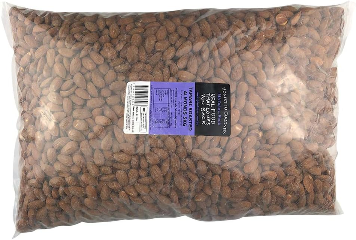 Honest to Goodness, Tamari Roasted Almonds, 500 G - Indulge in Our Highly Sought-After Snack, Bursting with Flavor, an Irresistible Combination - Guilt Free. image number 1