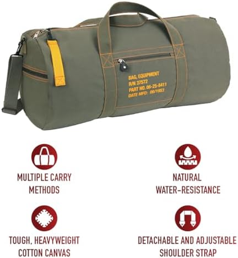Rothco Canvas Equipment Bag image number 3