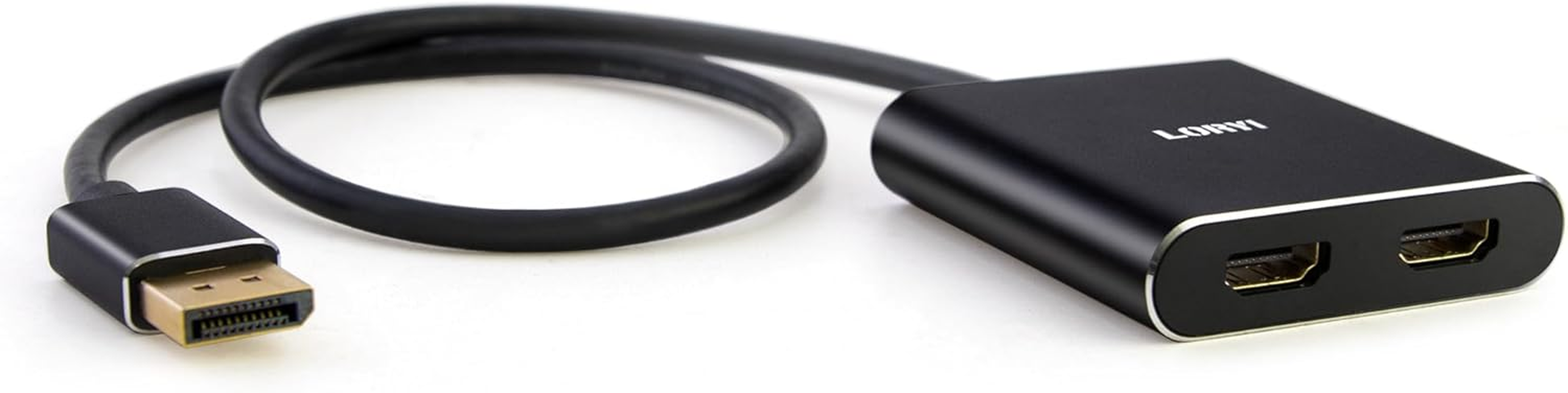 Displayport to Dual HDMI Splitter,4K 60Hz Multi-Monitor Splitter,Dual Monitor DP to 2 HDMI Monitor for Computer Laptop Graphic Card,Pc,Windows Compatible MST Extended Mode image number 3