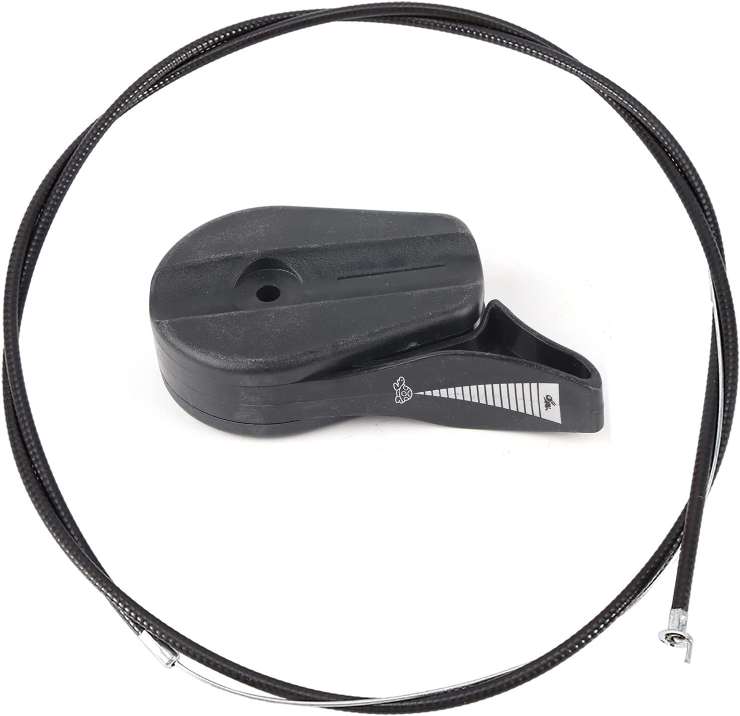 Lawn Mower Throttle Cable, Throttle Cable Switch Control Replacement Kit, Mower Engine Area Control Cable(Black)